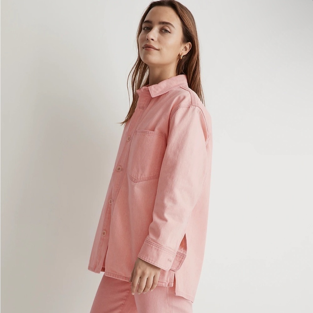 Madewell Denim Shirt-Jacket: Botanical Yarn-Dye Edition